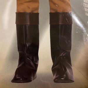 Colonial costume boots